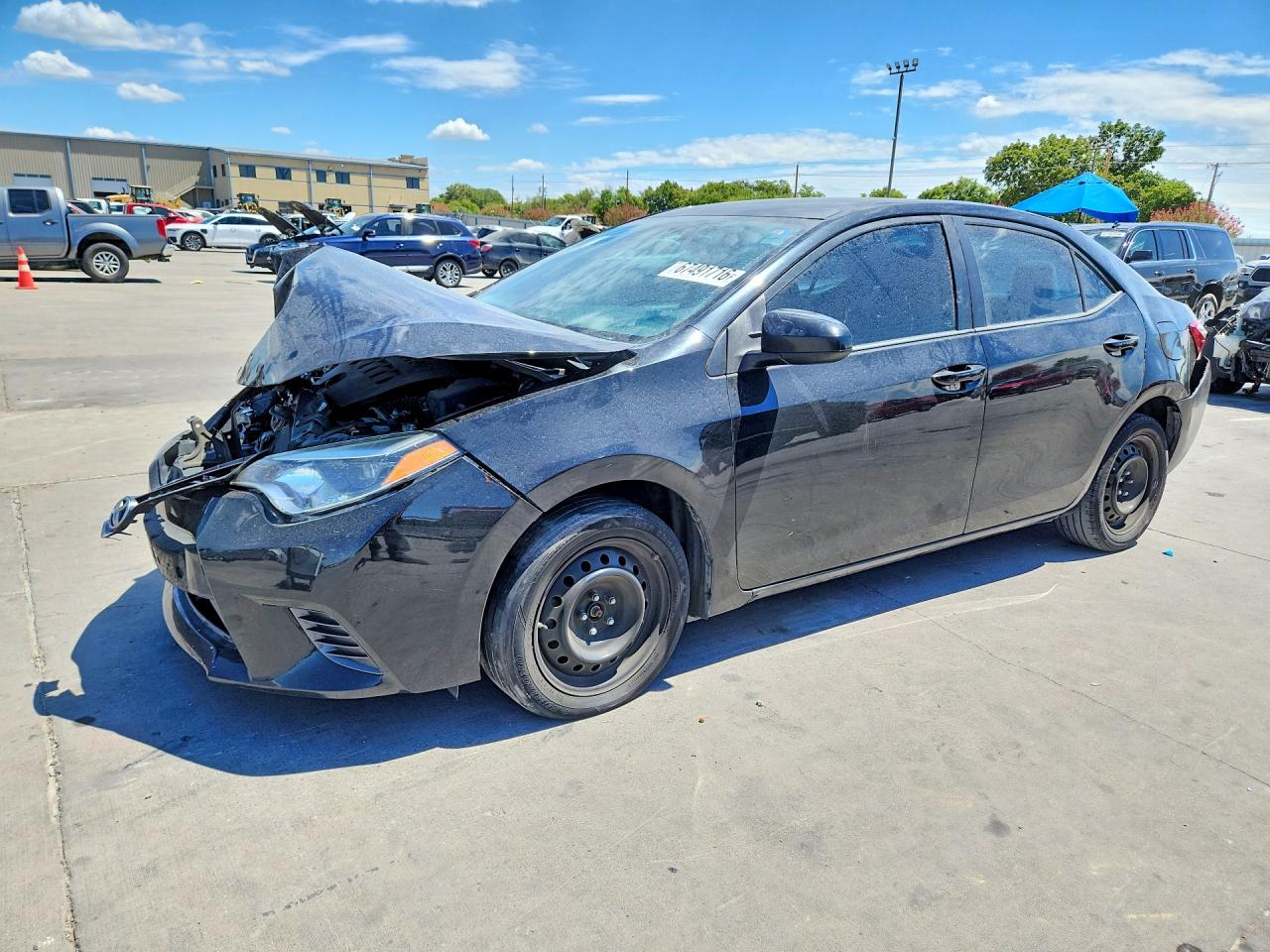 2016 TOYOTA COROLLA LE | 5YFBURHE1GP447695 | UPCARS