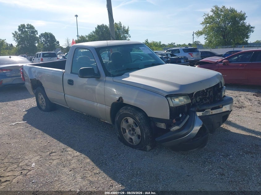 2006 CHEVROLET SILVERADO 1500 WORK TRUCK | 1GCEC14X36Z161294 | UPCARS
