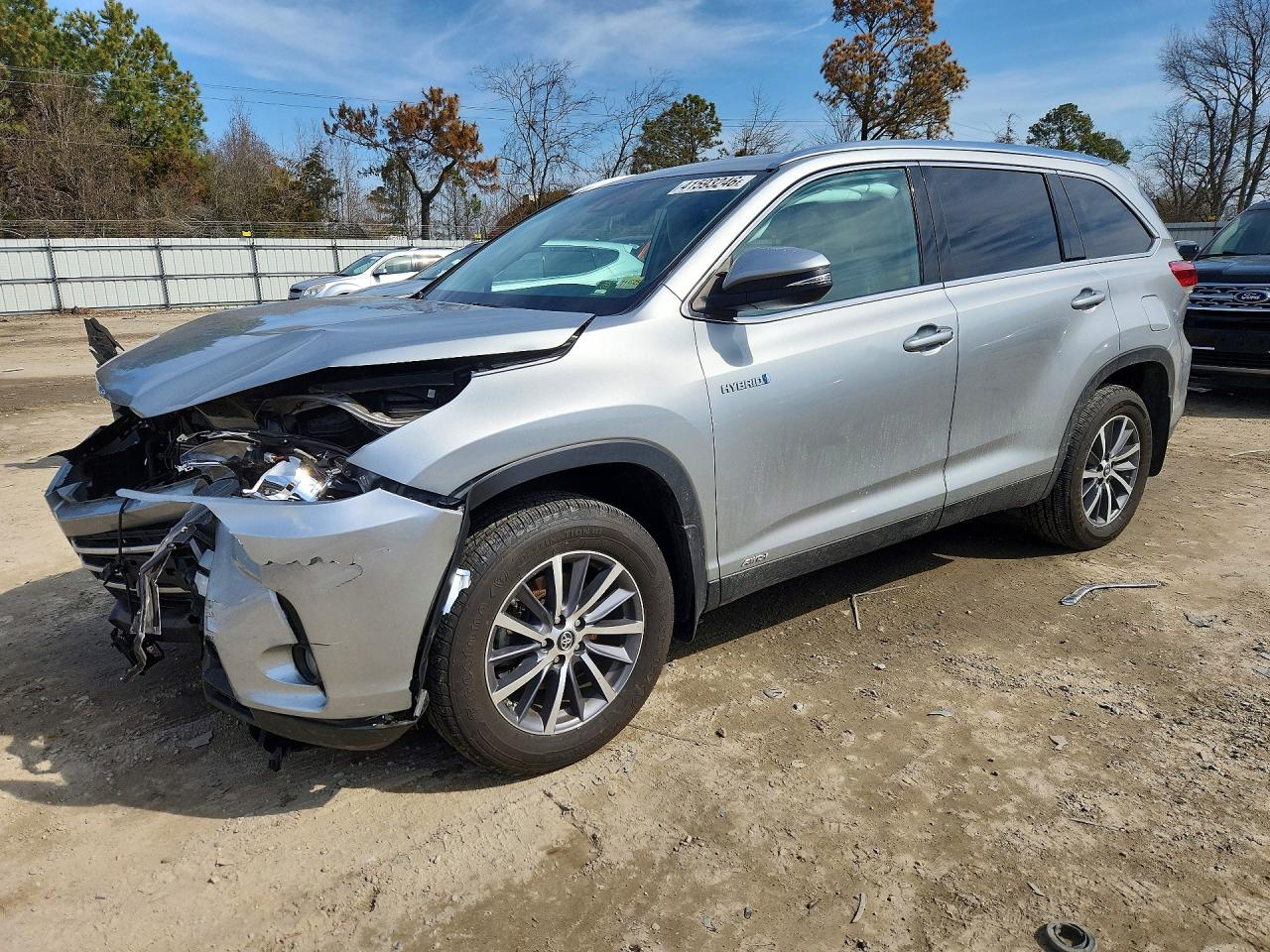 2019 TOYOTA HIGHLANDER XLE | 5TDJGRFH1KS054036 | UPCARS