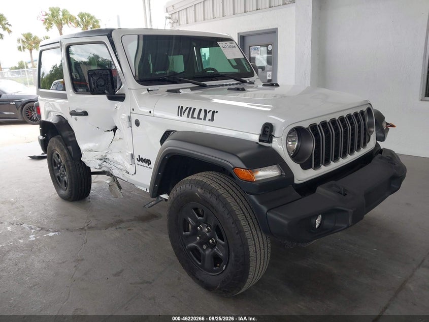 2025 JEEP WRANGLER 2-DOOR SPORT 4X4 | 1C4PJXAN1SW510534 | UPCARS