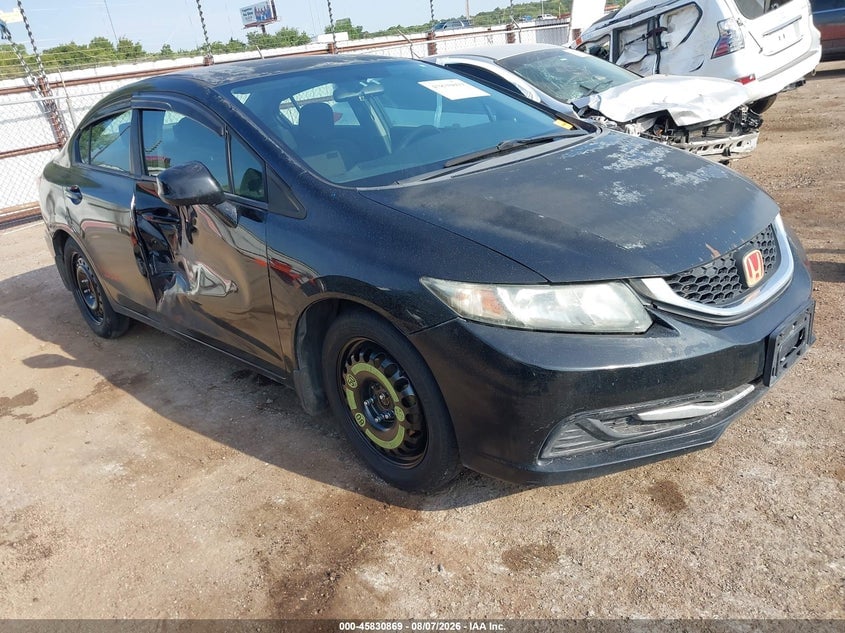 2013 HONDA CIVIC LX | 19XFB2F54DE249191 | UPCARS