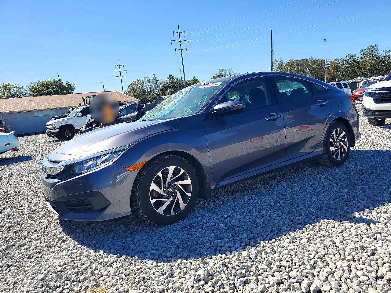2017 HONDA CIVIC EX | 19XFC2F78HE021618 | UPCARS