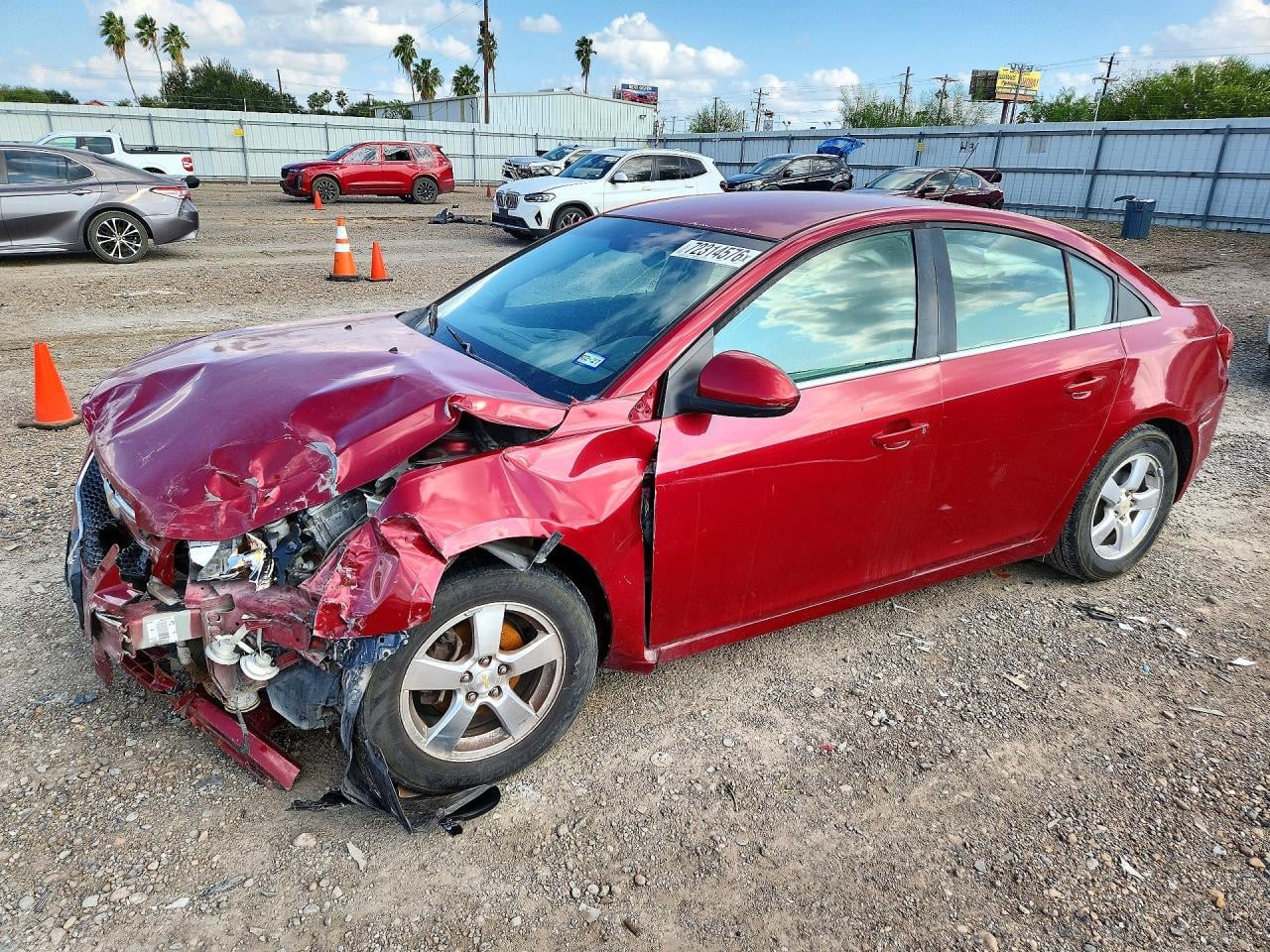 2012 CHEVROLET CRUZE LT | 1G1PE5SC6C7120782 | UPCARS