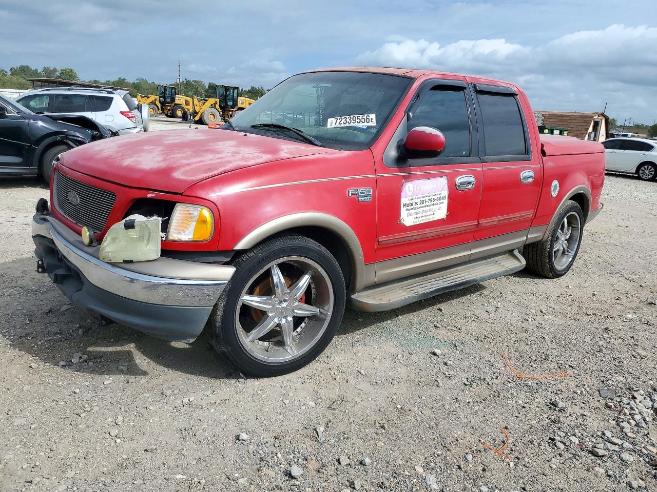 2001 FORD F150 SUPERCREW | 1FTRW07L51KC43136 | UPCARS