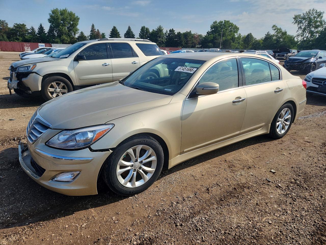 2012 HYUNDAI GENESIS 3.8L | KMHGC4DDXCU188836 | UPCARS
