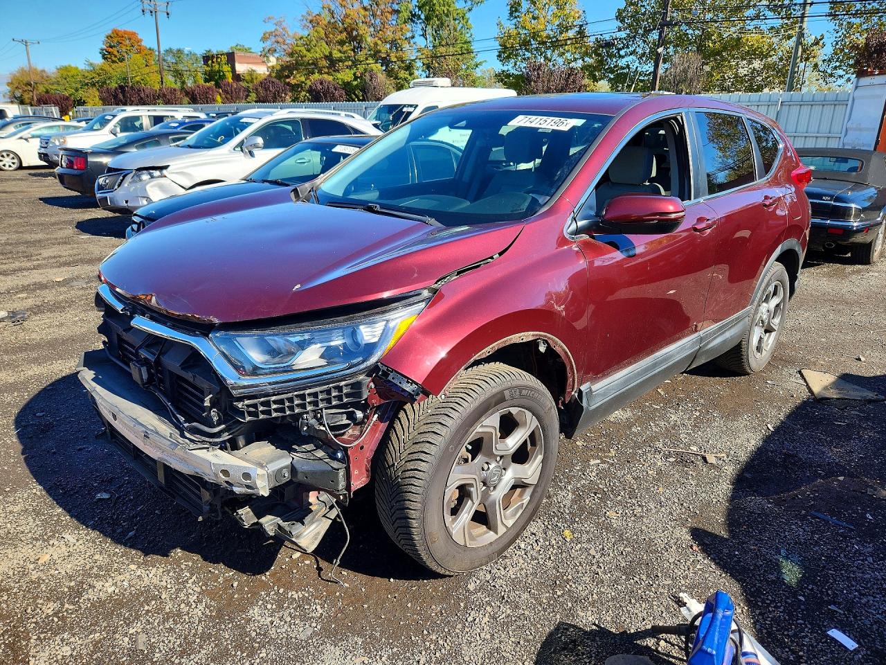 2019 HONDA CRV EX | 2HKRW2H52KH623384 | UPCARS
