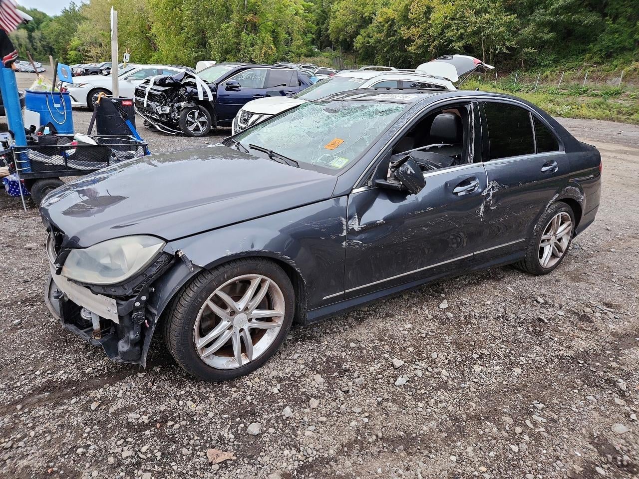 2013 MERCEDES-BENZ C-CLASS 300 4MATIC | WDDGF8AB8DR242439 | UPCARS