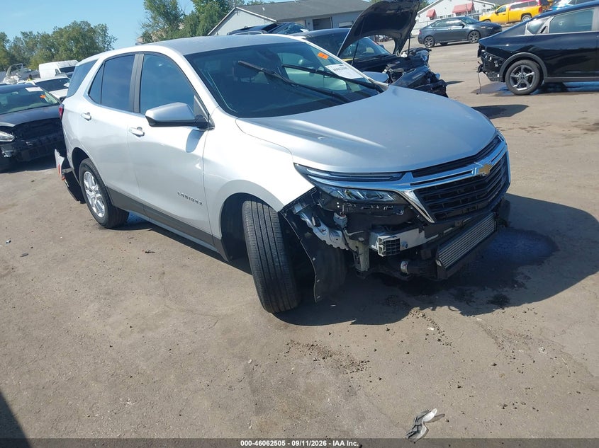 2022 CHEVROLET EQUINOX FWD LT | 3GNAXKEV3NS193106 | UPCARS
