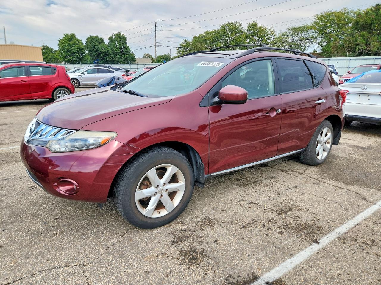2009 NISSAN MURANO S | JN8AZ18W39W103551 | UPCARS