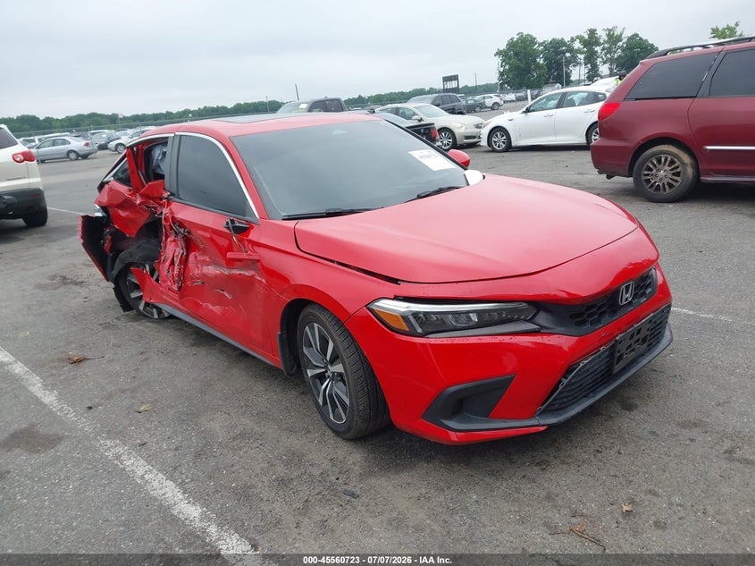 2022 HONDA CIVIC EX-L | 19XFL1H74NE022641 | UPCARS