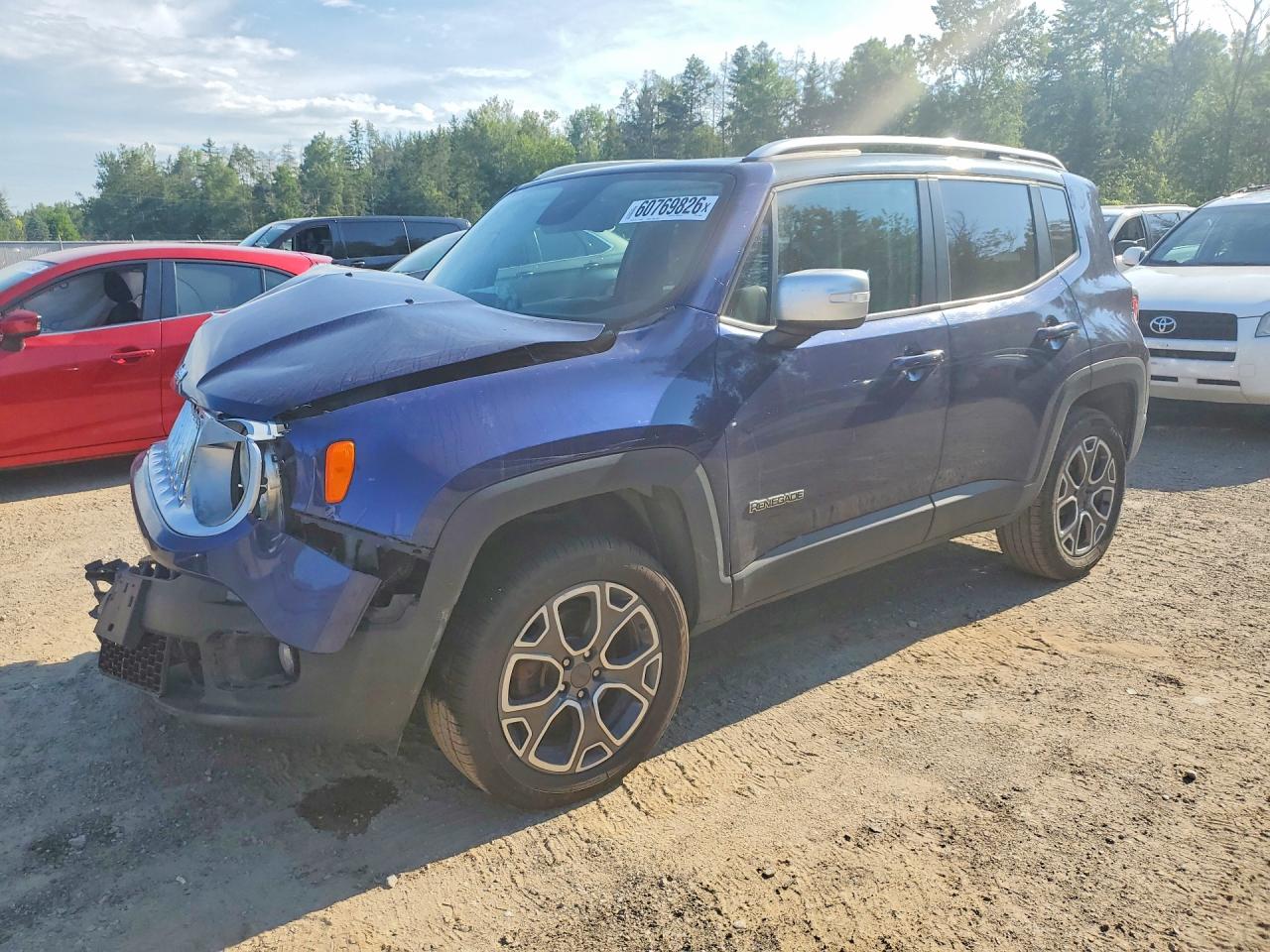 2016 JEEP RENEGADE LIMITED | ZACCJBDT6GPE04466 | UPCARS