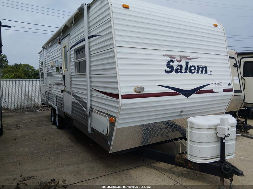 2008 FOREST RIVER SALEM TRAVEL TRAILER | 4X4TSMC288R395929 | UPCARS