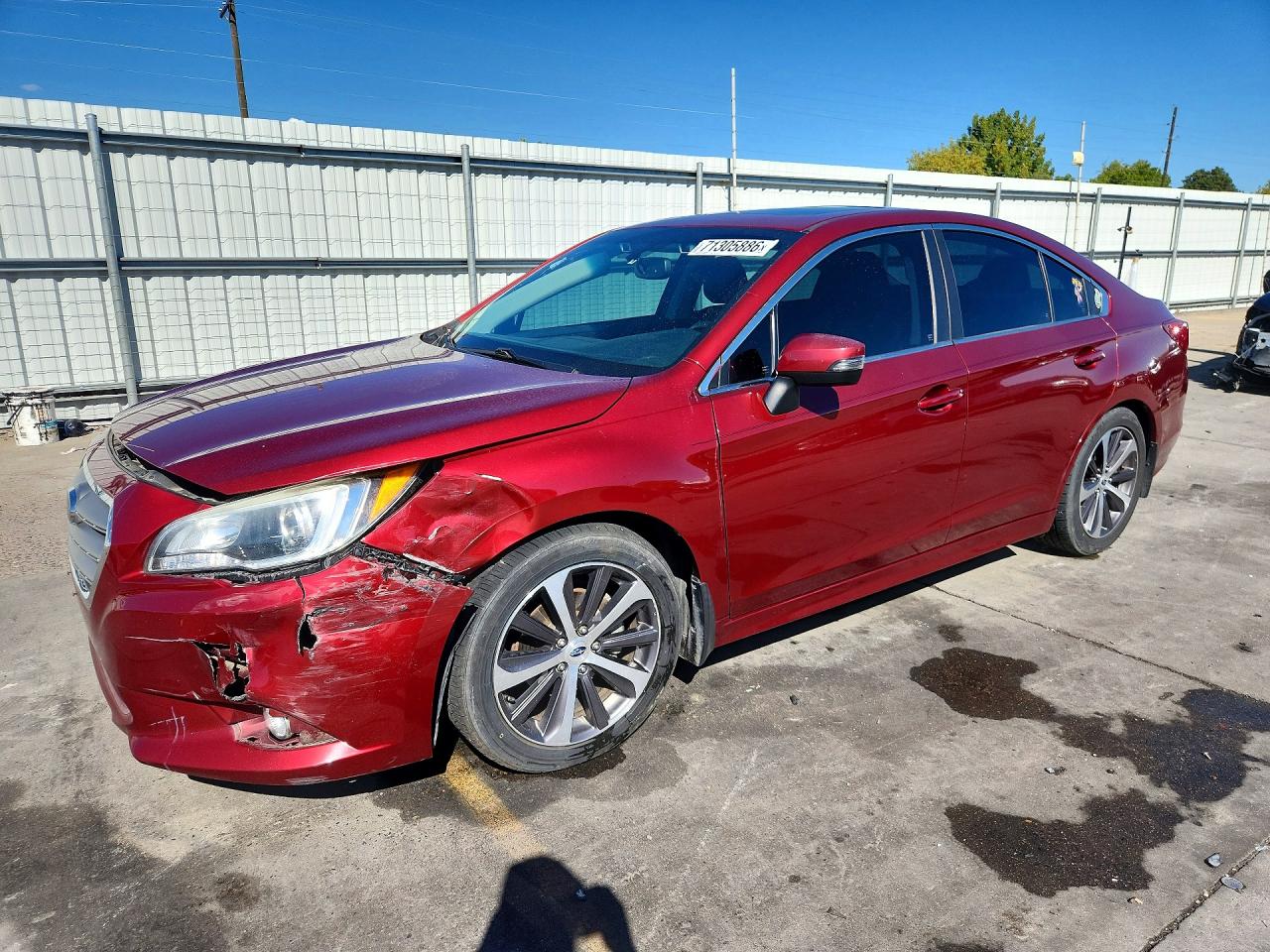 2015 SUBARU LEGACY 2.5I LIMITED | 4S3BNBN65F3056834 | UPCARS