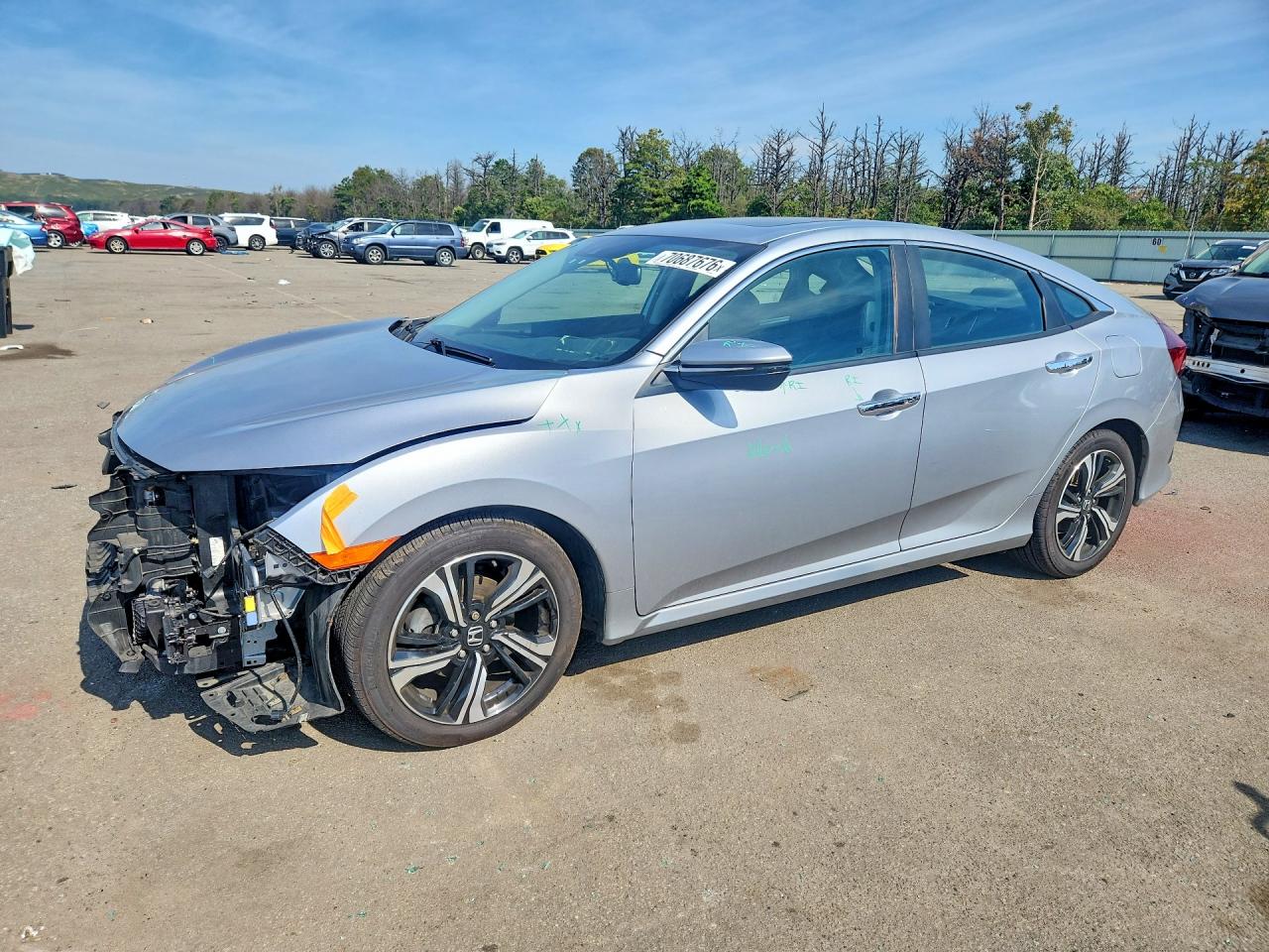2017 HONDA CIVIC TOURING | 2HGFC1F9XHH657474 | UPCARS