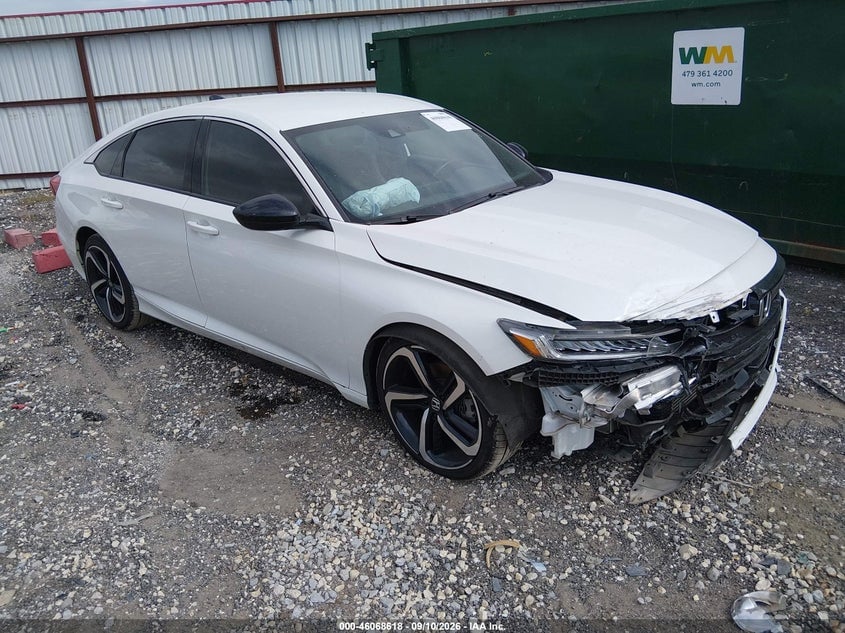 2021 HONDA ACCORD SPORT | 1HGCV1F39MA104509 | UPCARS