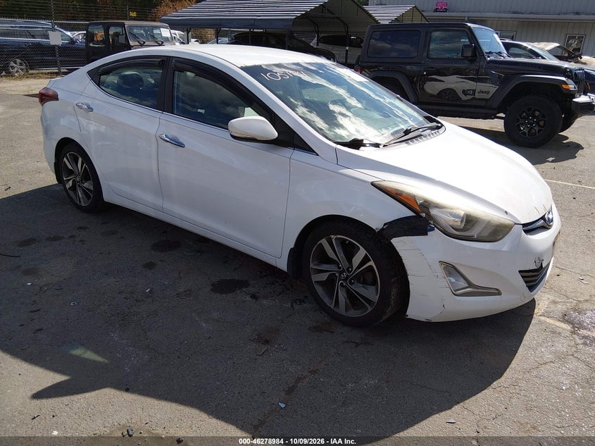 2014 HYUNDAI ELANTRA LIMITED | 5NPDH4AE0EH486055 | UPCARS