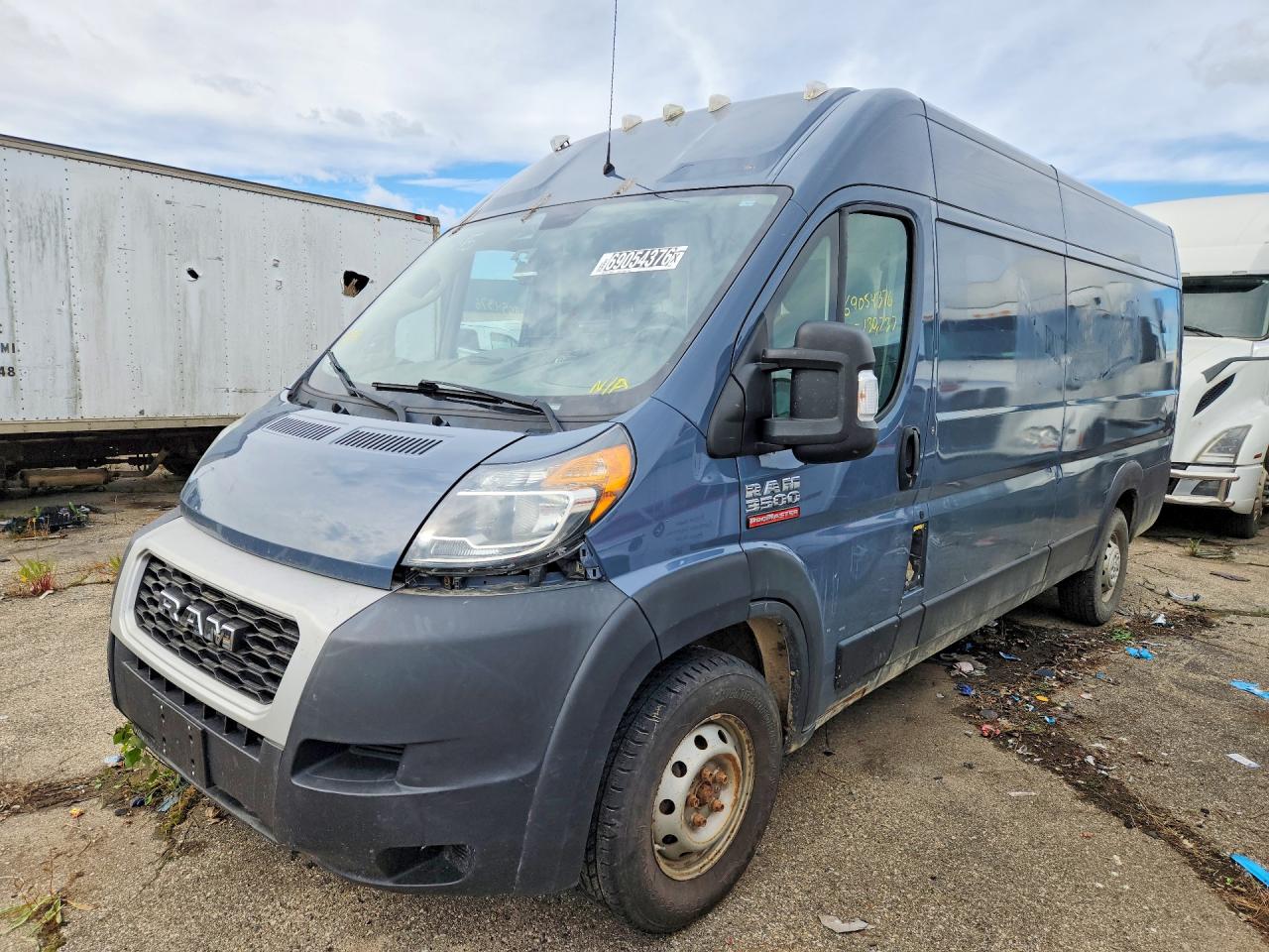 2021 RAM PROMASTER DELIVERY VAN | 3C6FRVJG0ME503315 | UPCARS