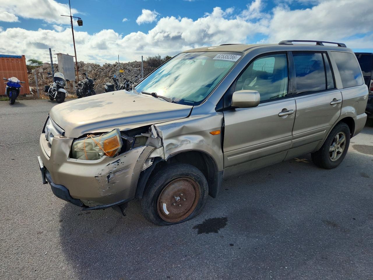 2007 HONDA PILOT EX | 5FNYF28437B008884 | UPCARS