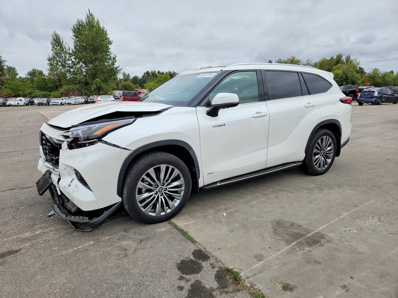 2021 TOYOTA HIGHLANDER HYBRID PLATINUM | 5TDEBRCH1MS037471 | UPCARS