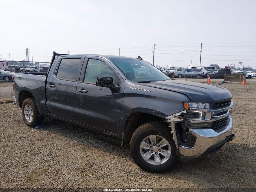 2021 CHEVROLET SILVERADO 1500 4WD  SHORT BED LT | 1GCUYDED4MZ325393 | UPCARS
