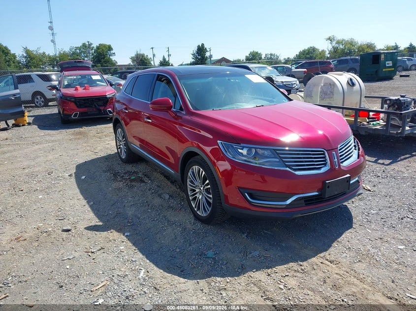 2016 LINCOLN MKX RESERVE | 2LMTJ8LR1GBL56940 | UPCARS