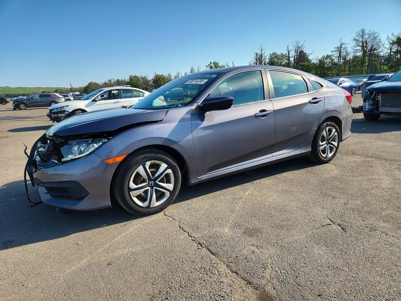 2017 HONDA CIVIC LX | 2HGFC2F57HH565919 | UPCARS