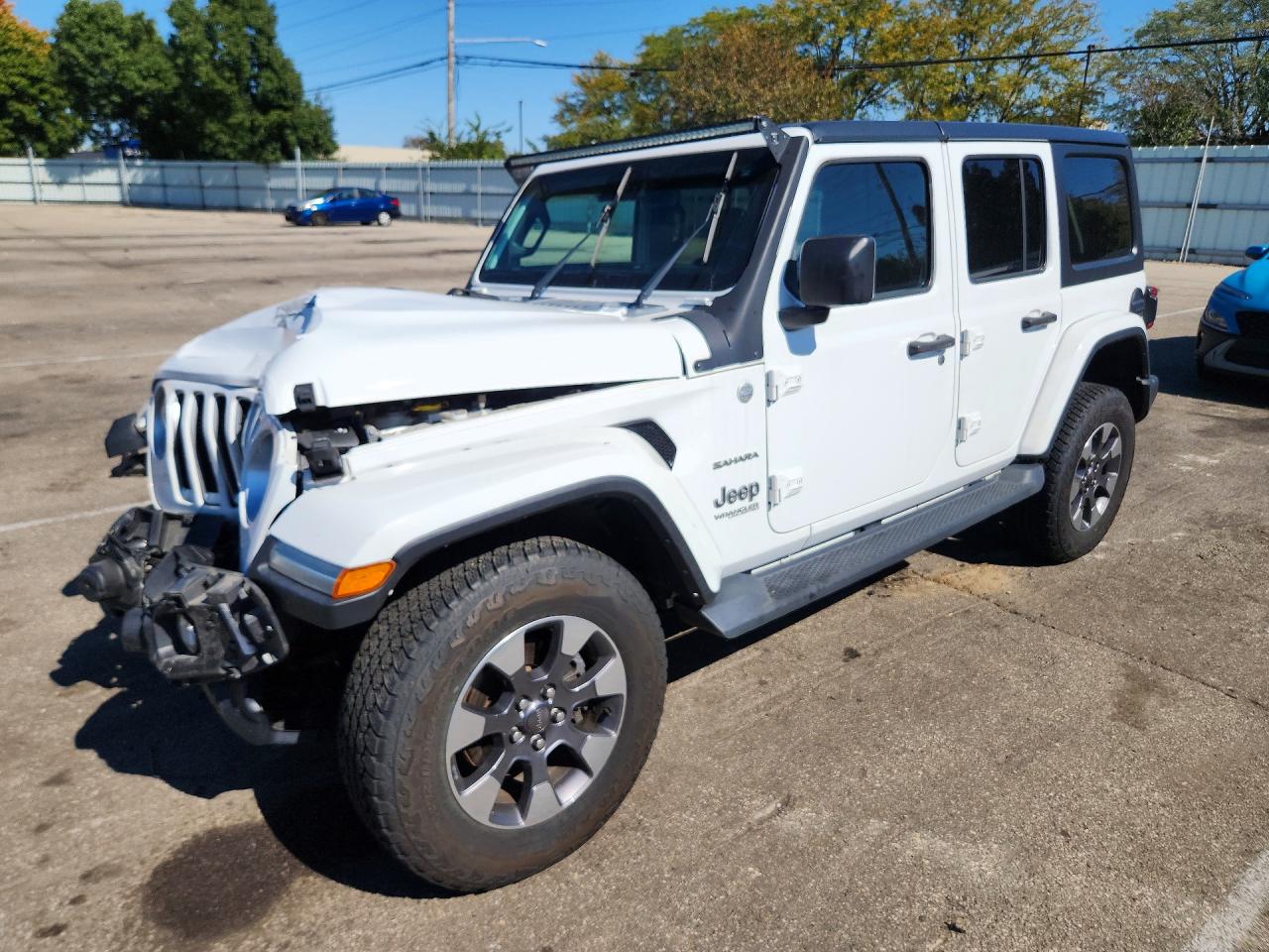 2020 JEEP WRANGLER SAHARA | 1C4HJXEN1LW183634 | UPCARS