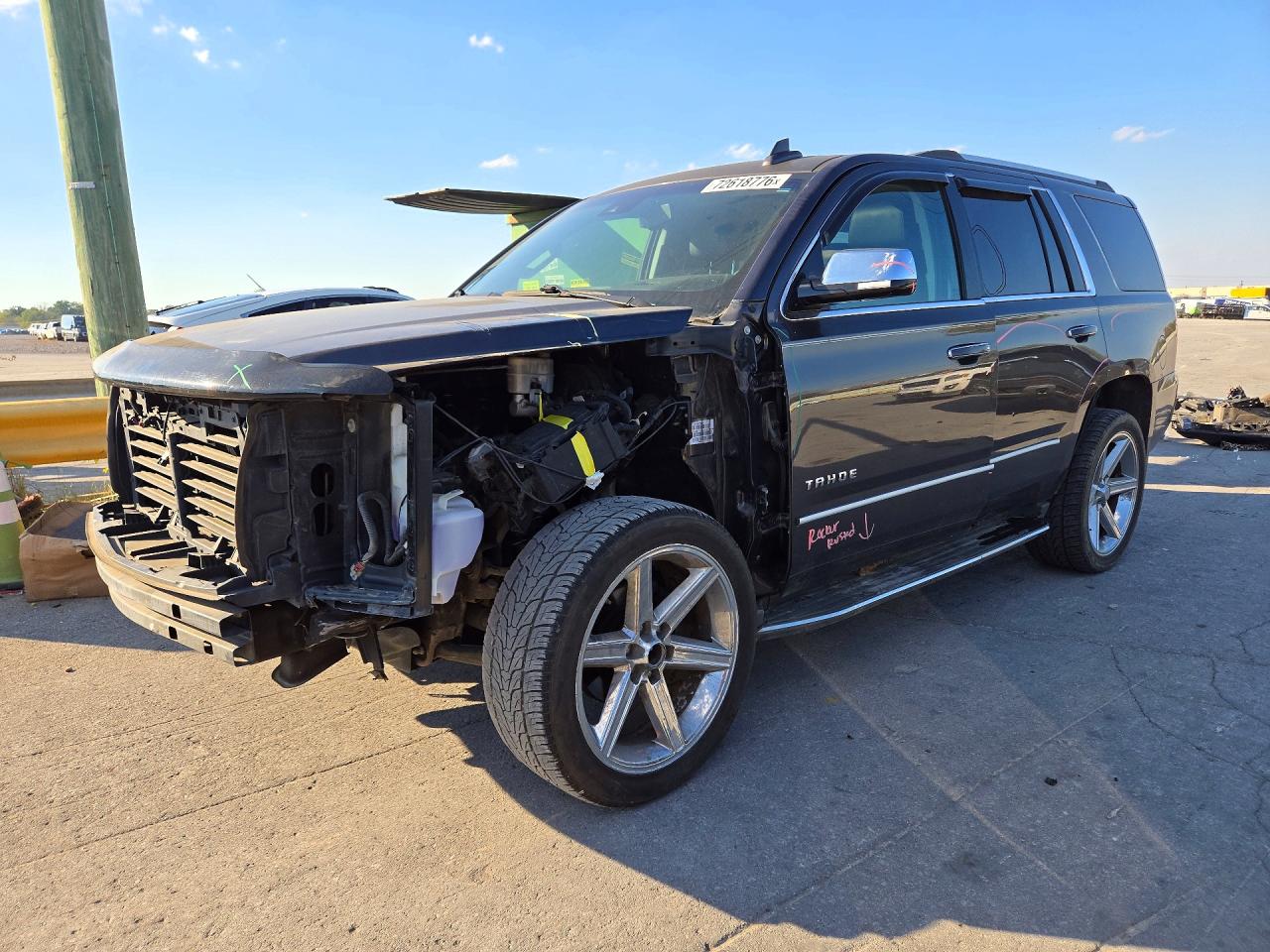 2017 CHEVROLET TAHOE K1500 PREMIER | 1GNSKCKC6HR146817 | UPCARS