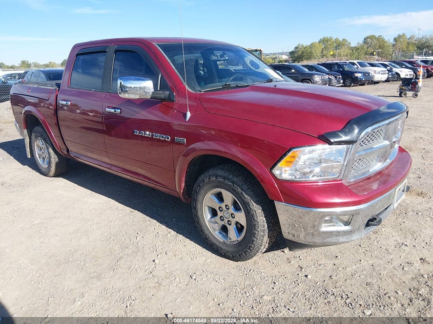 2012 RAM 1500 LARAMIE | 1C6RD7NT6CS293569 | UPCARS
