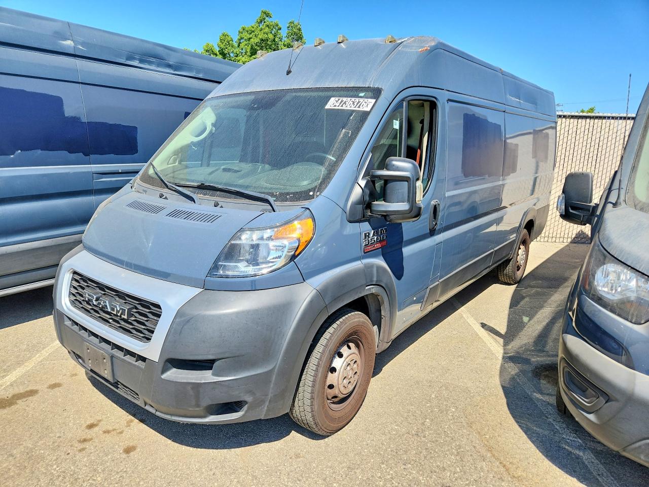 2021 RAM PROMASTER DELIVERY VAN | 3C6MRVJG2ME580291 | UPCARS