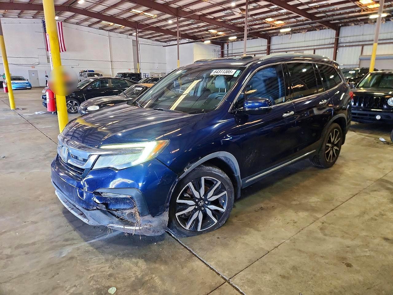 2019 HONDA PILO TOURING | 5FNYF5H96KB001725 | UPCARS