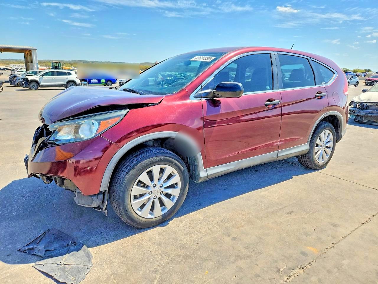 2012 HONDA CRV LX | 5J6RM4H35CL053825 | UPCARS