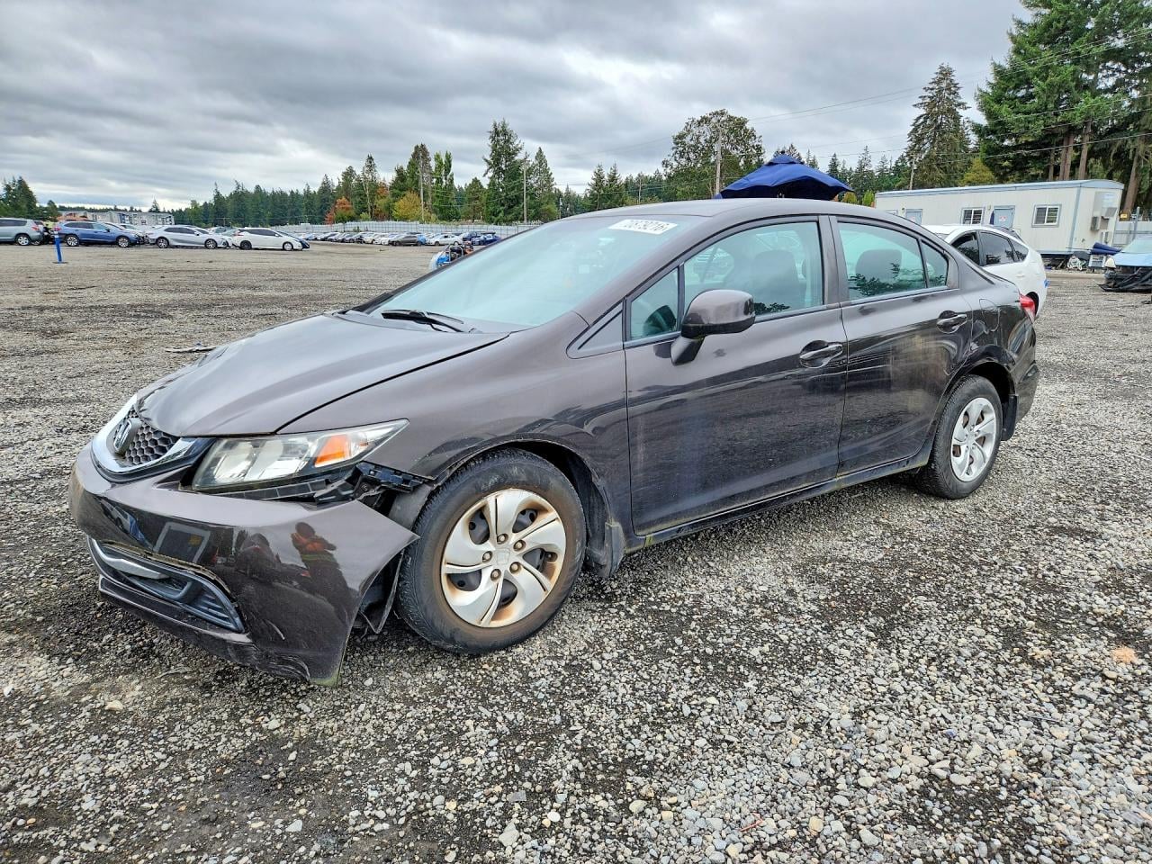 2013 HONDA CIVIC LX | 2HGFB2F58DH584881 | UPCARS