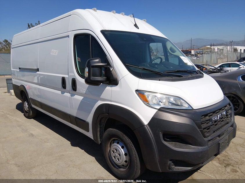 2023 RAM PROMASTER 3500 CARGO VAN HIGH ROOF 159 WB EXT | 3C6MRVJG2PE522251 | UPCARS