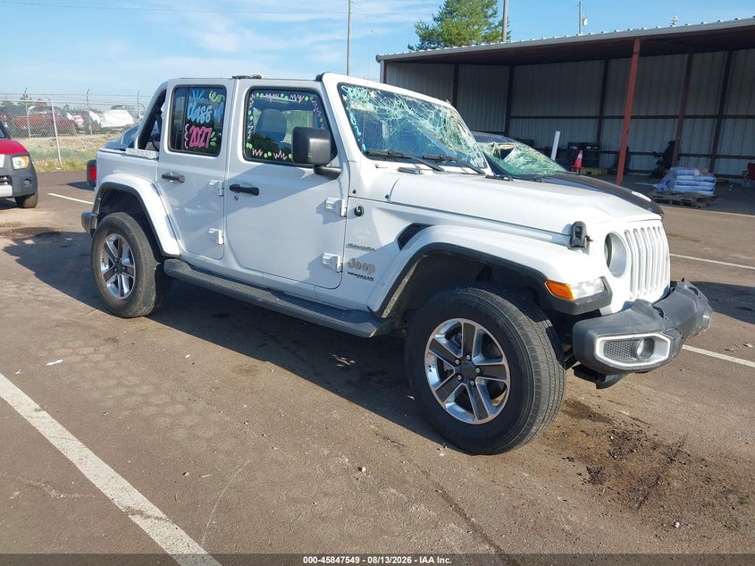 2022 JEEP WRANGLER UNLIMITED SAHARA 4X4 | 1C4HJXENXNW187569 | UPCARS
