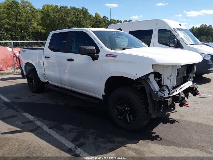 2021 CHEVROLET SILVERADO 1500 4WD  SHORT BED CUSTOM TRAIL BOSS | 1GCPYCEF5MZ164948 | UPCARS