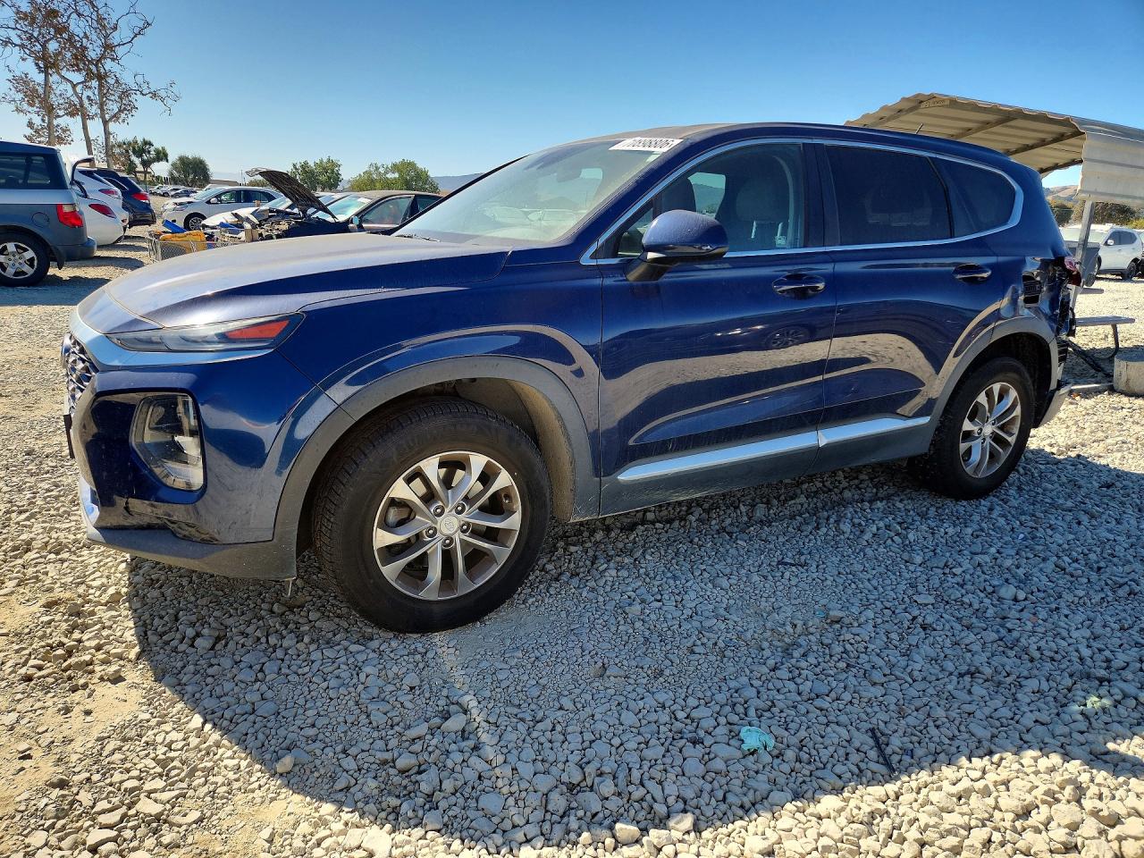 2019 HYUNDAI SANTA FE SE | 5NMS2CAD3KH088728 | UPCARS