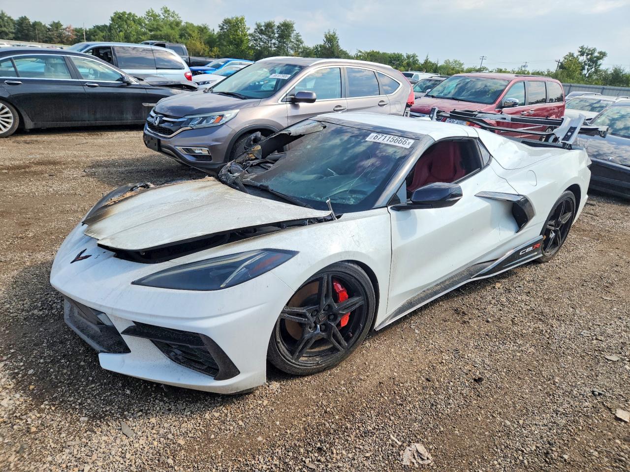 2021 CHEVROLET CORVETTE STINGRAY 3LT | 1G1YC3D48M5112779 | UPCARS