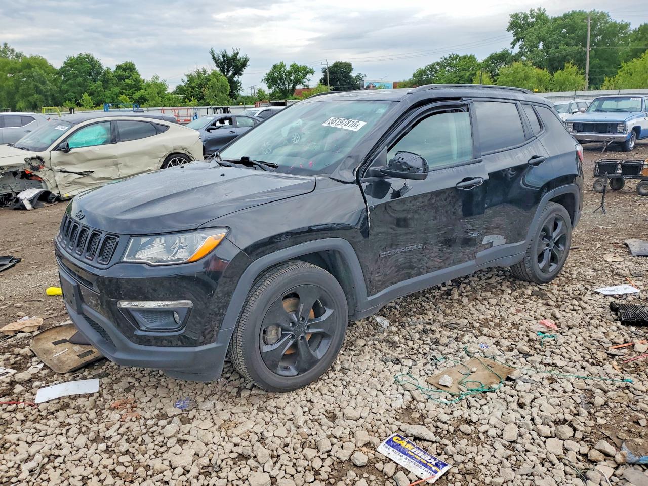 2021 JEEP COMPASS LATITUDE | 3C4NJCBB6MT585632 | UPCARS