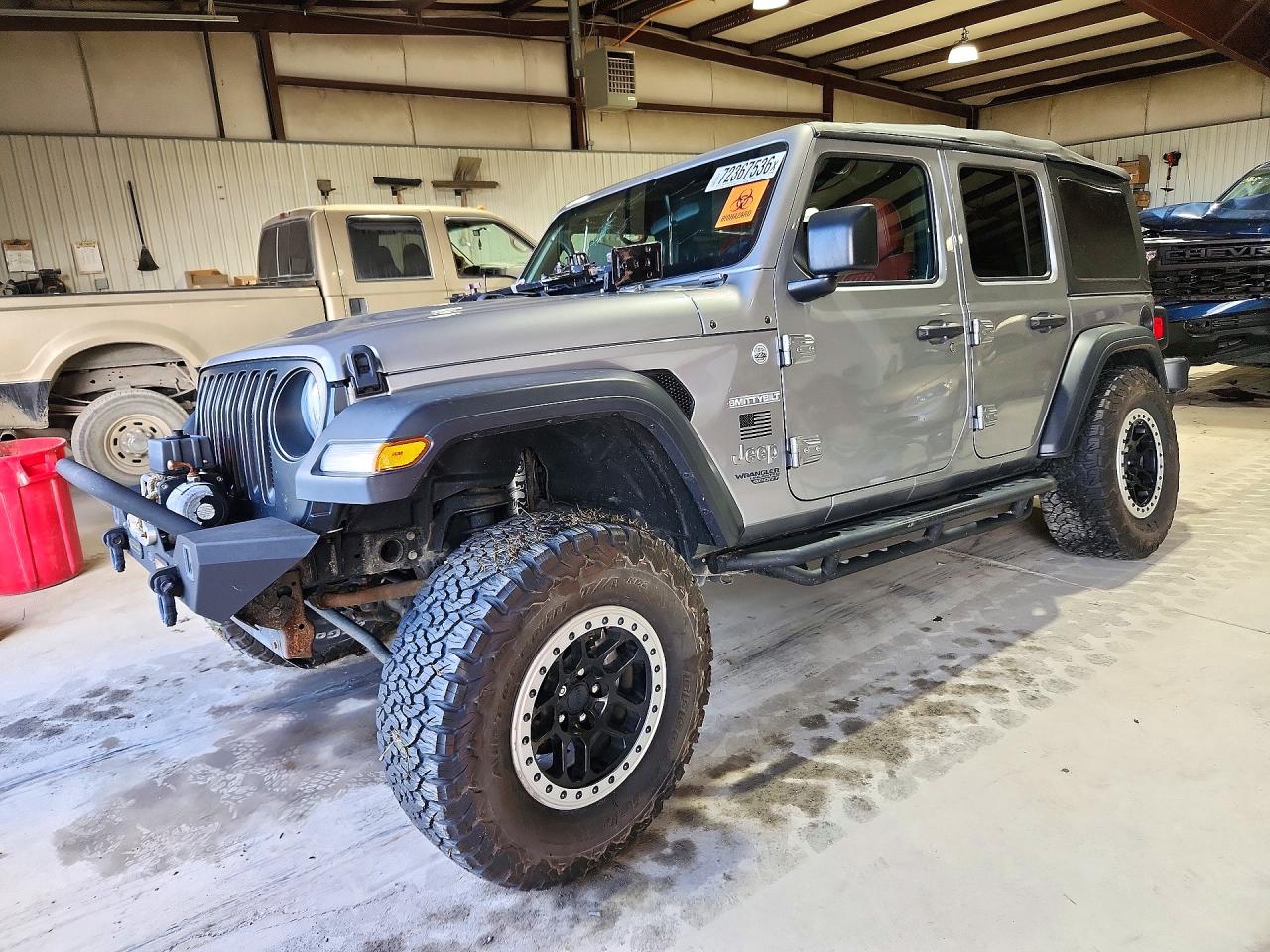 2018 JEEP WRANGLER SPORT | 1C4HJXDG8JW128906 | UPCARS