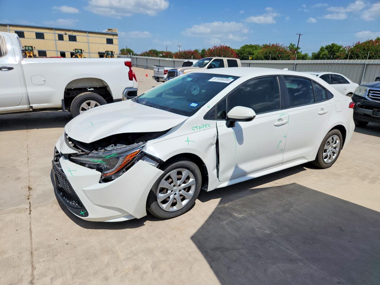 2022 TOYOTA COROLLA LE | JTDEPMAE8NJ194961 | UPCARS