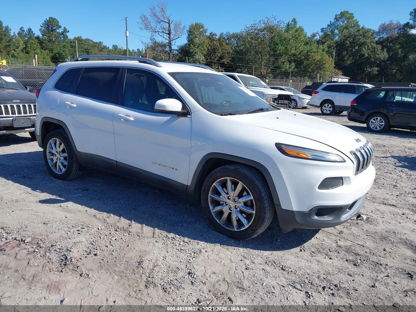 2016 JEEP CHEROKEE LIMITED | 1C4PJLDB8GW164855 | UPCARS
