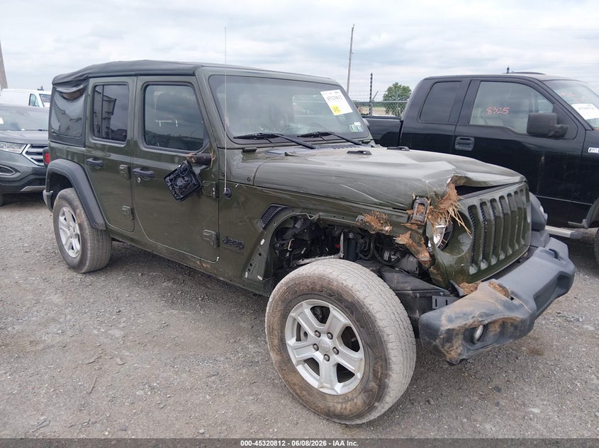 2022 JEEP WRANGLER UNLIMITED SPORT S 4X4 | 1C4HJXDN1NW154834 | UPCARS