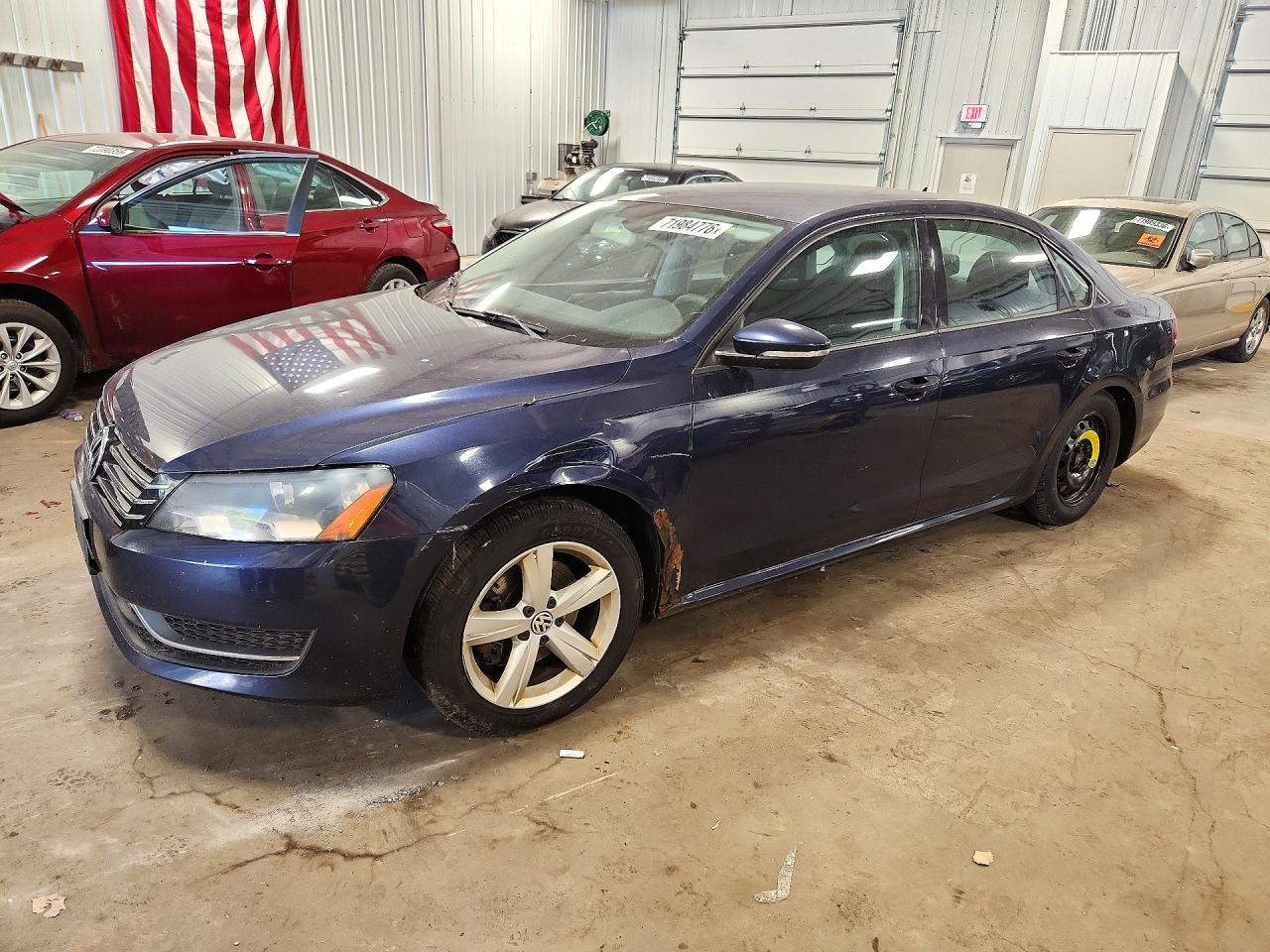 2012 VOLKSWAGEN PASSAT S | 1VWAP7A38CC021003 | UPCARS