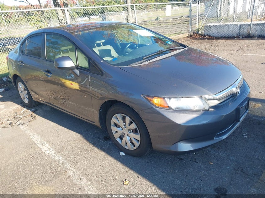 2012 HONDA CIVIC LX | 19XFB2F58CE328930 | UPCARS