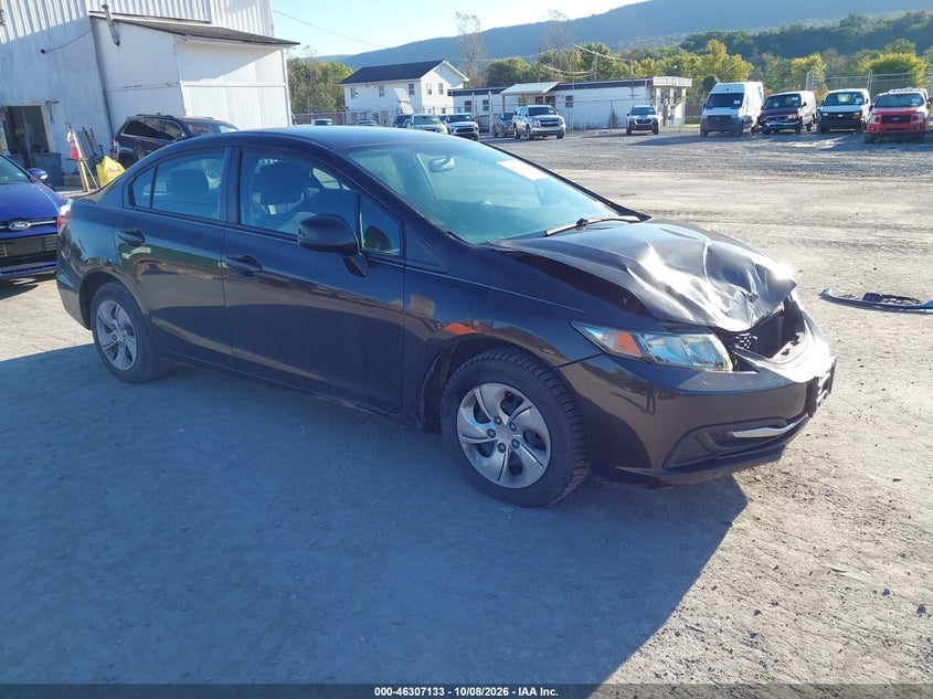 2013 HONDA CIVIC LX | 2HGFB2F56DH590100 | UPCARS