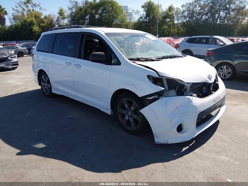 2015 TOYOTA SIENNA SE 8 PASSENGER | 5TDXK3DC6FS677610 | UPCARS