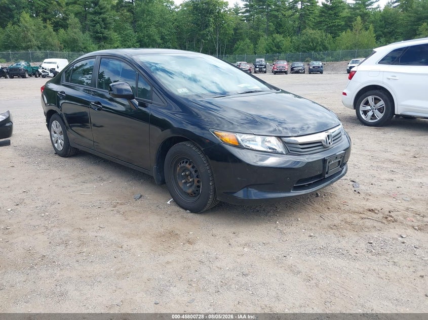 2012 HONDA CIVIC LX | 2HGFB2F53CH581904 | UPCARS