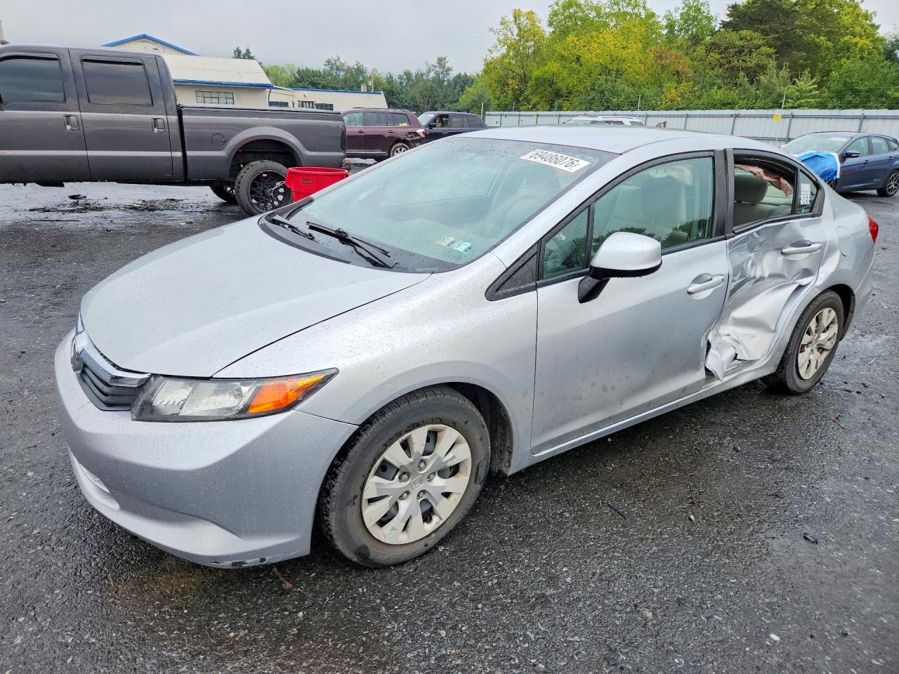 2012 HONDA CIVIC LX | 2HGFB2F56CH611462 | UPCARS