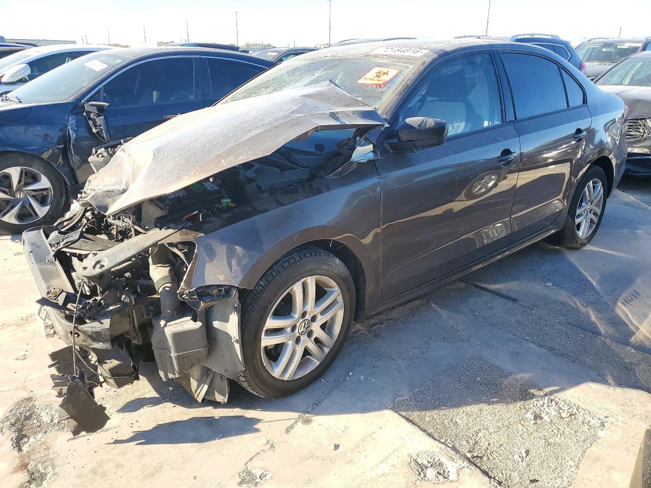 2015 VOLKSWAGEN JETTA BASE | 3VW2K7AJ6FM211869 | UPCARS